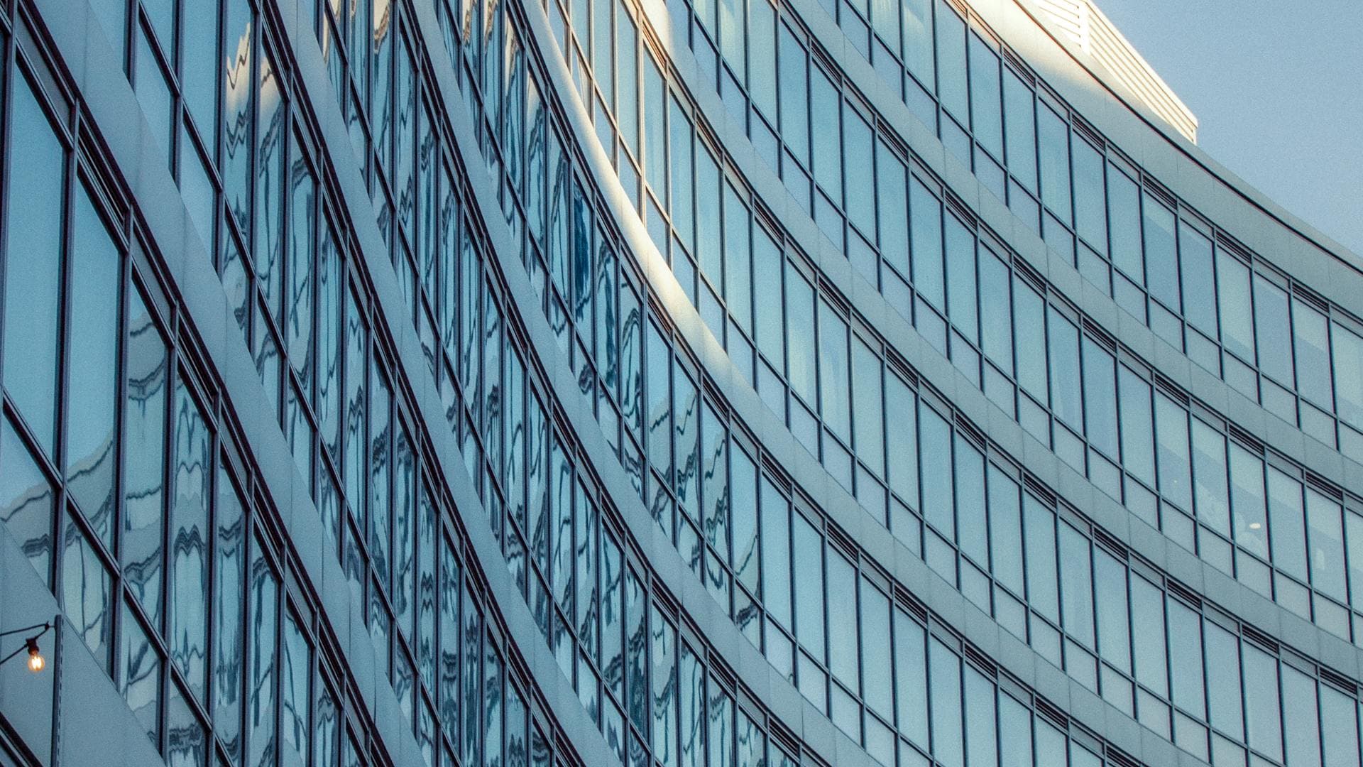 Glass facade detail